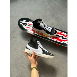 Blazer Mid '77 Jumbo Erkek Beyaz/siyah Sneaker Ayakkabı DD3111-100
