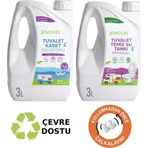 Sifon Temizliği Karavan & Tekne Tuvalet Wc Atık Kimyasalları Lavanta Kokulu 3L | Katı Atık Parçalama