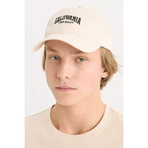 Erkek Nakışlı Pamuklu Cap Şapka D7820AX25SM