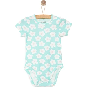 Hellobaby Çiçek Desen Kısa Kol Body