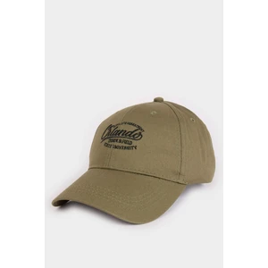 Erkek Nakışlı Pamuklu Cap Şapka D7820AX25SM