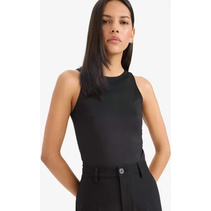 Slim Fit Dar Kesim Halter Yaka Basic Düz Atlet F0357AX25SM