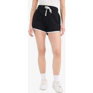 Coool Regular Fit Beli Lastikli Bağcıklı Kalın Mini Şort A6224AX25SM
