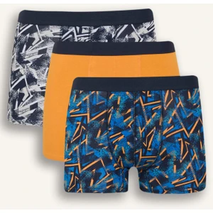 Regular Fit Baskılı 3'lü Boxer D9875AX25SP