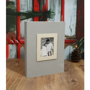 NRCN 15x21 cm 100’lük Koton Desenli Lüks Fotoğraf Albümü (Vizon)