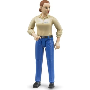 Açık Tenli Mavi Pantalonlu Kadın Figür BR60408