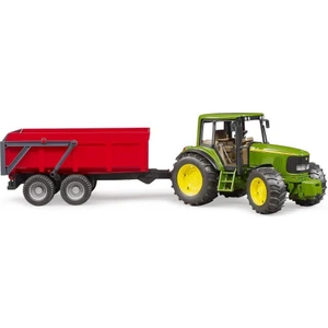 John Deere 6920 Traktör+ Kırmızı Römork 02057