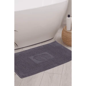 Banyo Kareli Ayak Desenli Pamuk Ayak Havlusu 50 x 70 cm