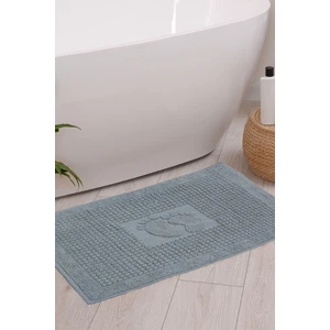 Banyo Kareli Ayak Desenli Pamuk Ayak Havlusu 50 x 70 cm