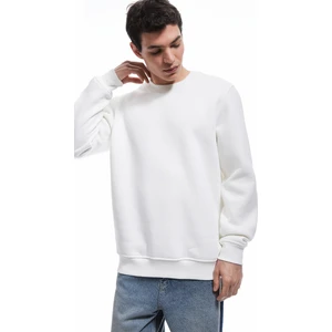 Pamuklu Uzun Kollu Bisiklet Yaka Erkek Basic Sweatshirt