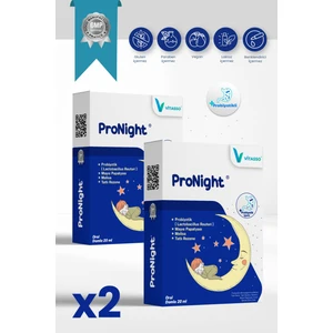 Pronight Bebek Bitkisel Bebek Çocuklar Için Probiyotik Içeren Gaz ve Uyku Damlası 2'li Paket