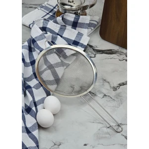 Paslanmaz Mutfak Süzgeç - Sebze Makarna Süzgeci - 18 cm