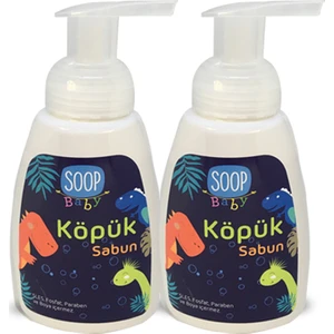 Soop Baby Köpük Sabun Sevimli Dinazor 2'li Paket