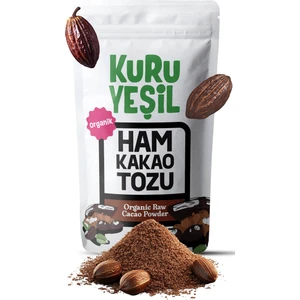 Kuru Yeşil  Ham Kakao  - Avantaj Paket  - Çikolata Aşkı  - Raw Cacao - 150 gr 2'li Paket
