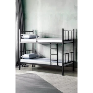 R190 Metal Ranza 90x190 Sağlamlaştırılmış Ayrılabilir Ranza / Çiftli Karyola