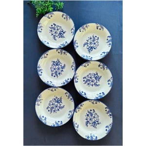 Yasemin Model 6 Adet Yemek Tabağı