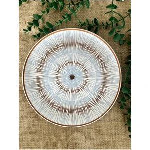 Blue Eyes Model 25 cm Büyük Servis Tabağı