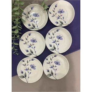 Venüs Home Mor Menekşe Model 6 Adet Çay Tabağı