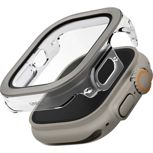 UNIQ Better By Design Apple Watch Ultra 49MM Kılıf Kasa Koruyucu Temperli Ekran Koruyucu 2 In 1 Camlı Kasa