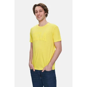 CULVER Siyah Bisiklet Yaka Baskılı Erkek Tshirt