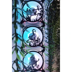 Gta V
 120X120 mm Siyah Çerçeveli Oyun Pc Aksesuarı, Masaüstü Bilgisayar Üçlü Fan Kapağı