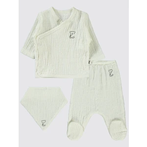 Civil Baby Bebek Zıbın Takımları Ekru