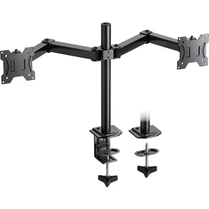 Multizone 14-32” Çift Kollu Masaüstü Ayarlanabilir Monitör Tutucu Tv Pc LCD LED Standı Çelik Tasarım