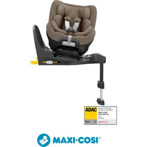 Mica 360 Pro I-Size Dünyanın Ilk Kızaklı, Araç Dışına Çıkabilen Adac'lı Isofix'li 360 Dönebilir Yatabilir 0-18 kg Bebek Oto Koltuğu Authentic Truffle