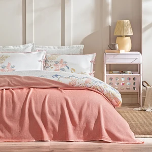 Ella Tek Kişilik Pike - Mercan