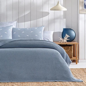 Arte Tek Kişilik Pike Takımı - Mavi