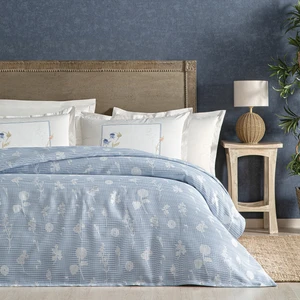 Bella Tek Kişilik Pike Takımı - Mavi