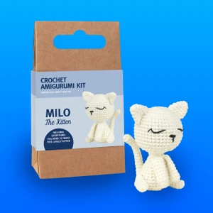 Tığ Işi Mini Amigurumi Yapım Kiti (Milo The Kitten)