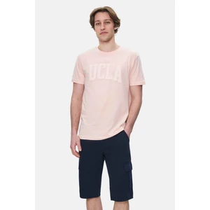 CULVER Siyah Bisiklet Yaka Baskılı Erkek Tshirt