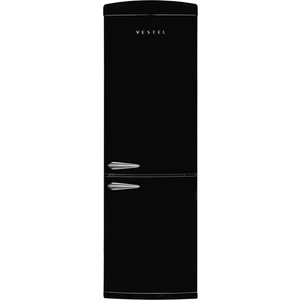 Retro NFK37211 Siyah 330 Lt No-Frost Buzdolabı