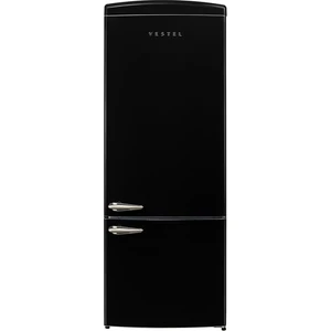 Retro NFK52211 Siyah 471 Lt No-Frost Buzdolabı