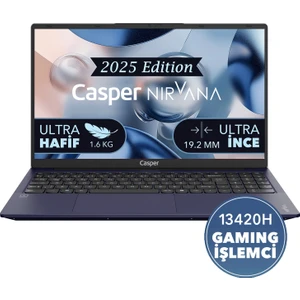 Nirvana X600 i5-13420H 32GB 500GB SSD 15.6" Freedos Laptop X600.1342-DV00X-M-F