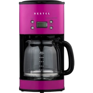 Retro Pembe Filtre Kahve Makinesi