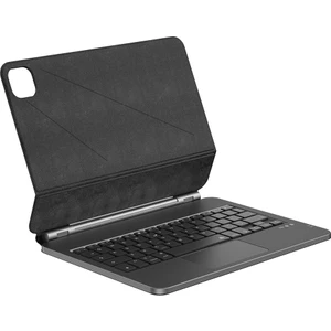 iPad Air 13 2025 M3 Wiwu MK-003 Gizli Kalem Bölmeli Touchpad Klavyeli Standlı Kılıf Siyah