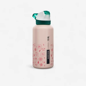 Çocuk Outdoor Pipetli Alüminyum Matara - 0,6 L - Pembe - 500