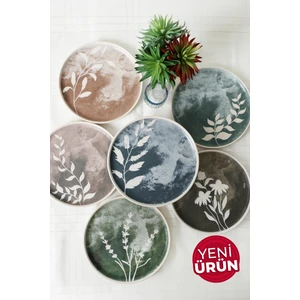 Deep Flowers Nordıc Pasta Tabağı 22 cm 6 Adet 22813-17