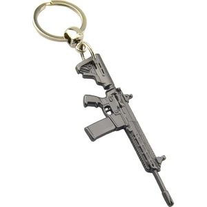 Tüfek Rifle Anahtarlık M-16 - Mat Siyah