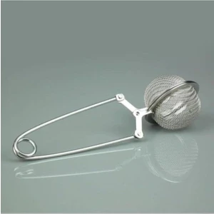 Paslanmaz Çelik Bitki Çayı Demleme Süzgeci Maşalı Çay Süzgeci