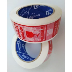 Deniz Bant Dikkat Kırılır Fragile Baskılı Koli Bandı 45MM X100MT (6 Adet)