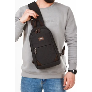 Newish Polo Erkek Siyah USB Çıkışlı Çapraz Bel ve Omuz Çantası NEWPOLO321