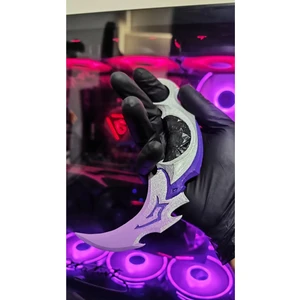 Valorant Yağmacı Plastik Bıçak Mor