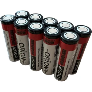 10 Adet 18650P 3.7V 2000MAH 15C Şarj Edilebilir Pil