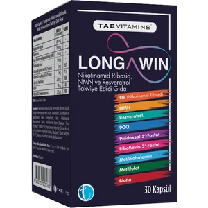 Longawin 30 Bitkisel Kapsül NR Nikotinamid Ribosid NMN Resveratrol PQQ