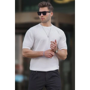 Erkek Beyaz Tişört 5685