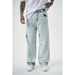 Erkek Washed Baggy Pantolon A.mavi