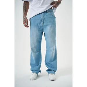 Erkek Washed Baggy Pantolon K.mavi
